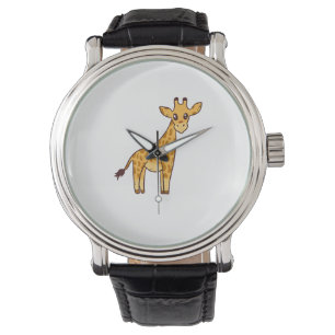 Cartoon Giraffe I Kinder I Kleinkind Giraffe Armbanduhr