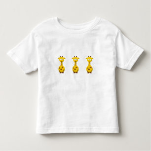 Cartoon Giraffe Kleinkind T-shirt