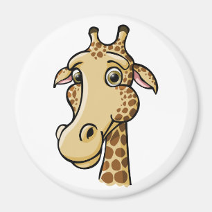 Cartoon Giraffe Magnet