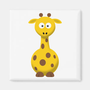 Cartoon Giraffe Magnet