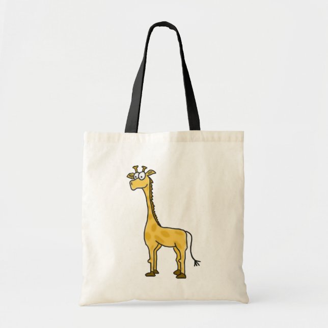 Cartoon Giraffe Tote Bag Tragetasche (Vorne)