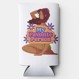 Cartoon Girl meine Lieblingsfrau Selters Dosenkühler