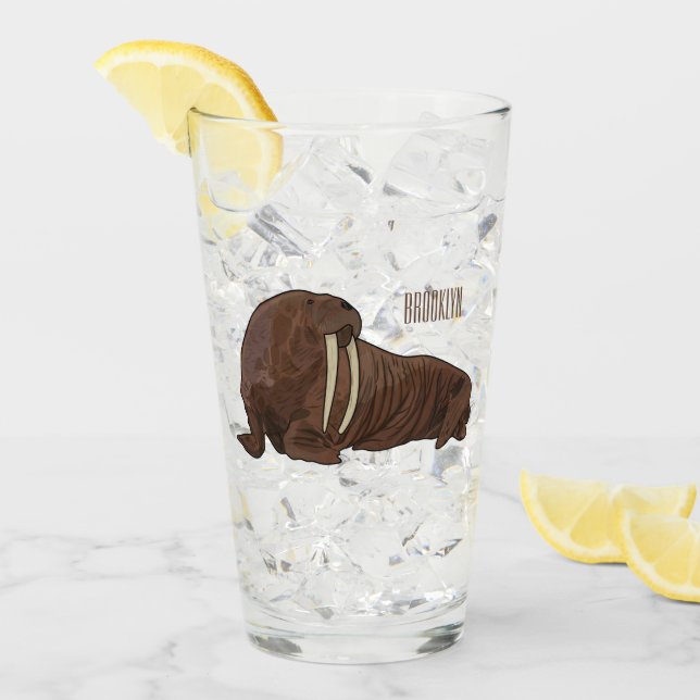 Cartoon Glas (Vorderseite Ice)