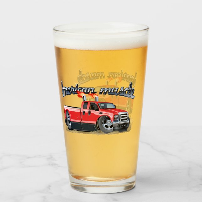 Cartoon Glas (Rückseite (gefüllt))