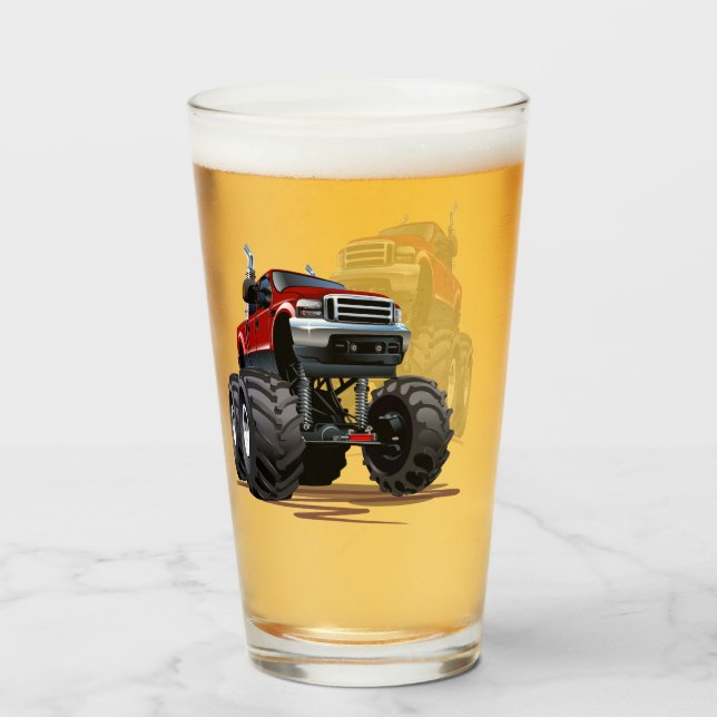 Cartoon Glas (Rückseite (gefüllt))