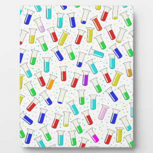 Cartoon-Glasprüfröhren Fotoplatte