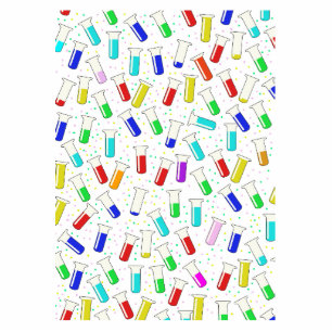 Cartoon-Glasprüfröhren Fotoskulptur Magnet