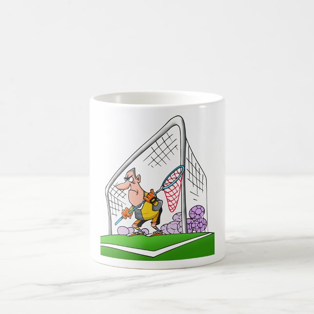 Cartoon Goalkeeper-Tasse Kaffeetasse (Von Creator hochgeladen)