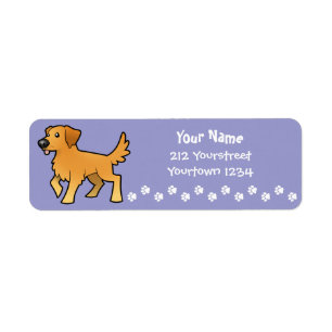 Cartoon-goldener Retriever