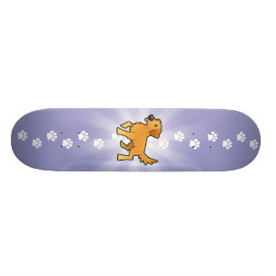 Cartoon-goldener Retriever Skateboard