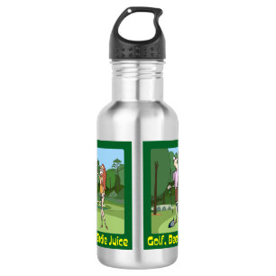 Cartoon Golf Birdie Juice Edelstahlflasche