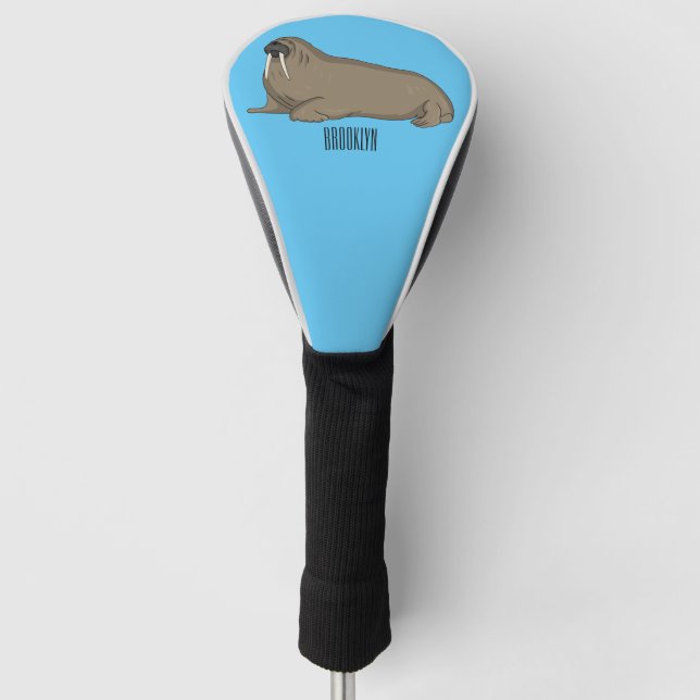 Cartoon Golf Headcover (Vorderseite)