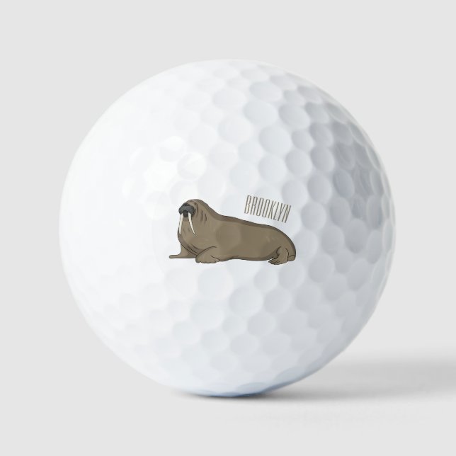 Cartoon Golfball (Vorderseite)