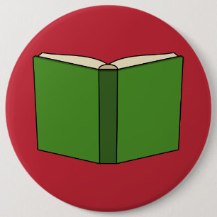 Cartoon Green Book Button