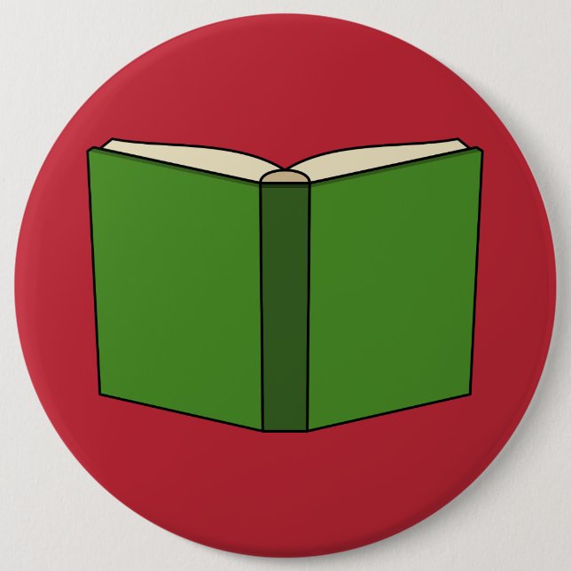 Cartoon Green Book Button (Vorderseite)
