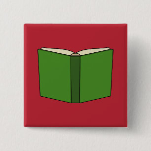 Cartoon Green Book Button