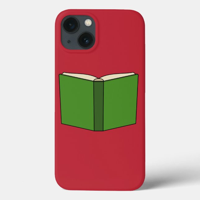 Cartoon Green Book Case-Mate iPhone Hülle (Rückseite)