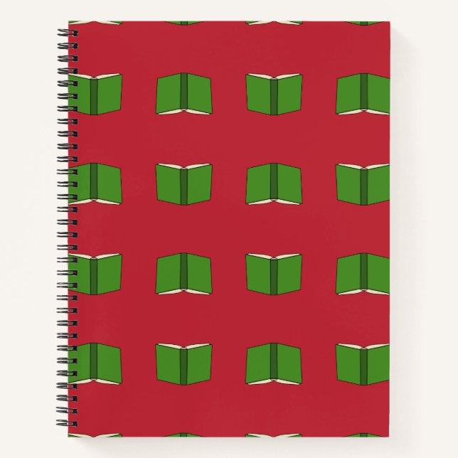 Cartoon Green Book Notizbuch (Vorderseite)