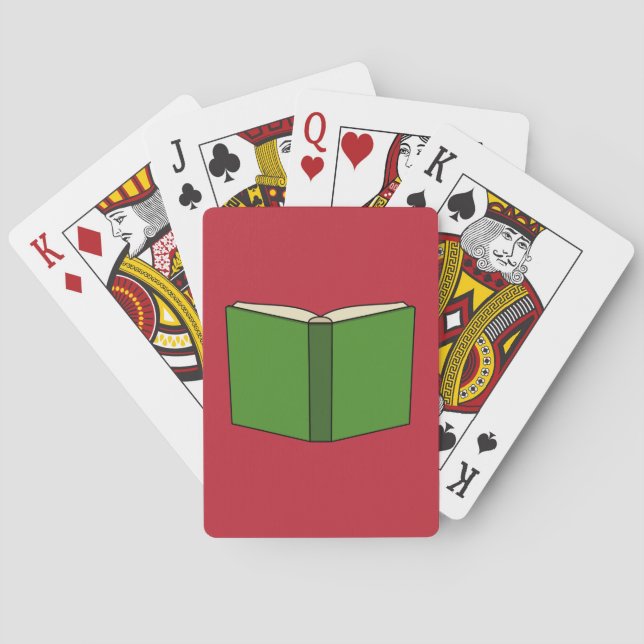 Cartoon Green Book Spielkarten (Rückseite)