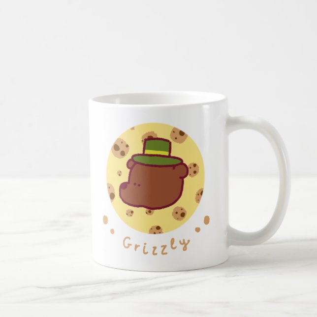 Cartoon Grizzly Tasse (Rechts)