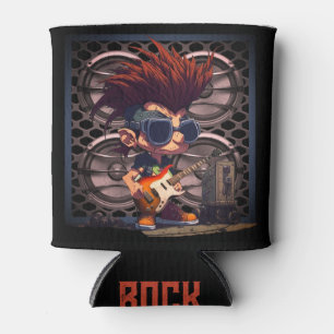 Cartoon Grunge Punk Rock & Roll Guitar Lautspreche Dosenkühler