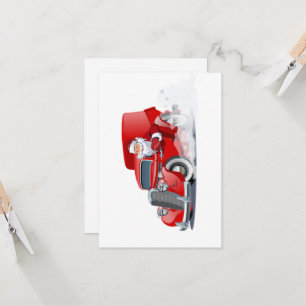 Cartoon Gruß Weihnachtskarte