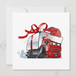 Cartoon Gruß Weihnachtskarte