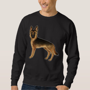 Cartoon GSD Dog Sweatshirt
