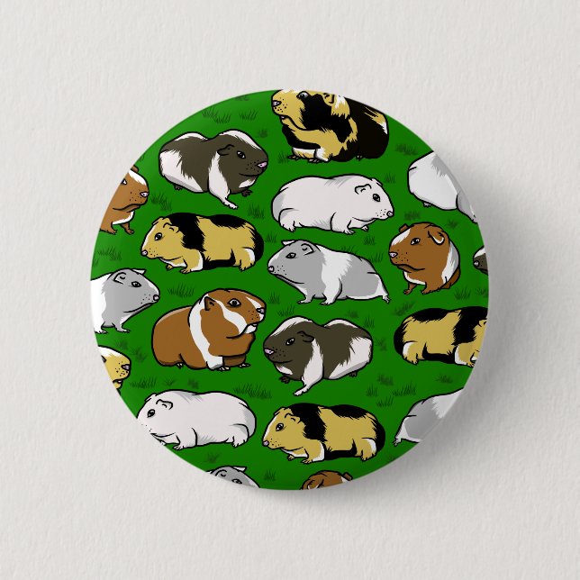 Cartoon-Guinea Button (Vorderseite)
