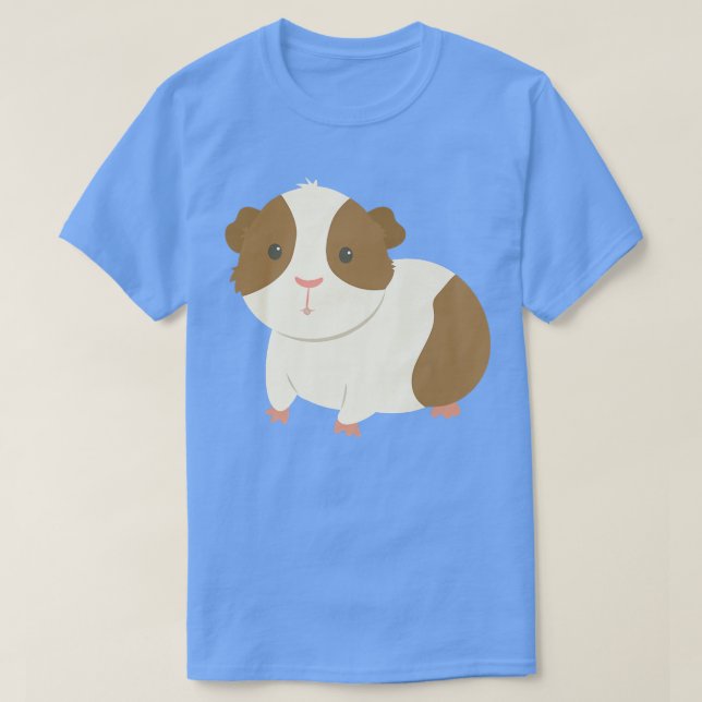 Cartoon Guinea Schweinefleisch I Niedlich Guinea S T-Shirt (Design vorne)