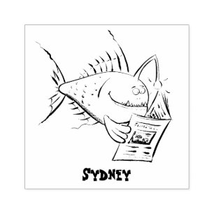 Cartoon Gummistempel