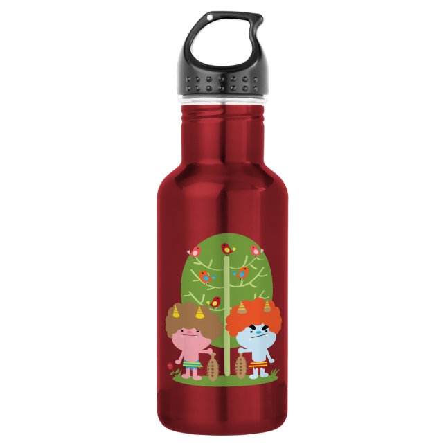 Cartoon gute Freunde Trinkflasche (Vorderseite)