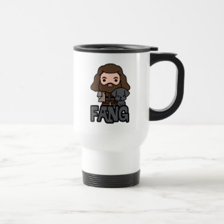 Cartoon Hagrid und Fang Character Art Reisebecher