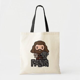 Cartoon Hagrid und Fang Character Art Tragetasche
