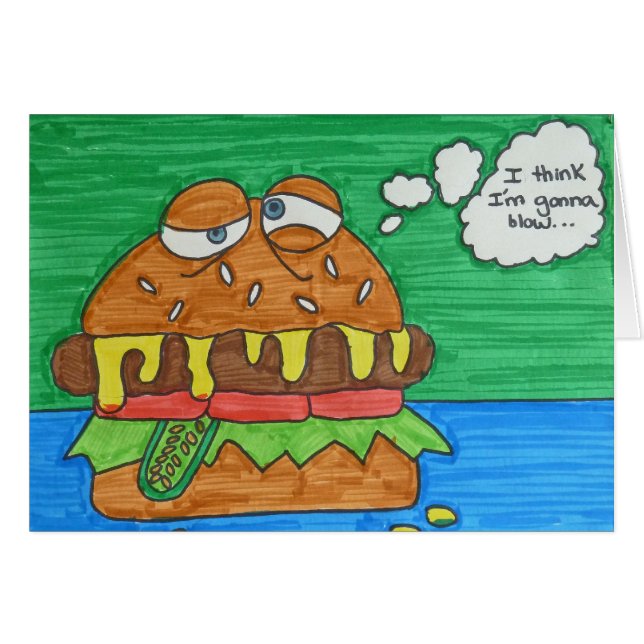 Cartoon-Hamburger (Vorderseite (Horizontal))