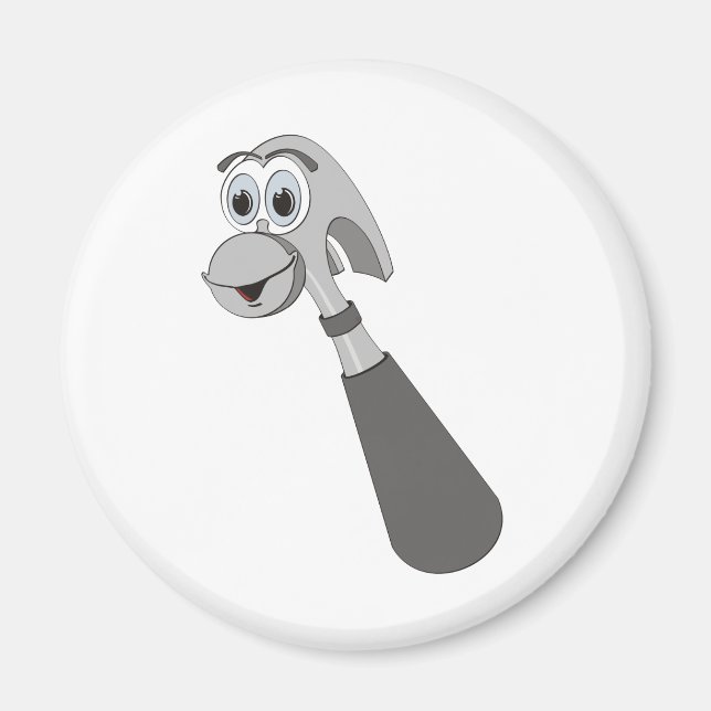 Cartoon Hammer Magnet (Vorne)