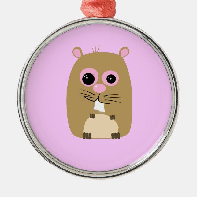 Cartoon Hamster Ornament (Vorne)