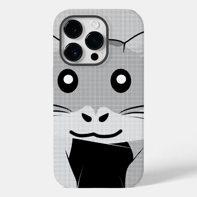 Cartoon Hamster Scarfed Joy Case-Mate iPhone Hülle (Rückseite)