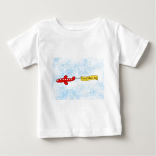 Cartoon "Happy Vathers Day" Baby T-shirt