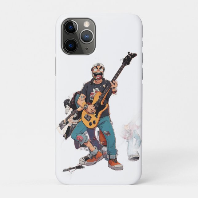 Cartoon-Hardcore-Punkband – Hochenergetische Anima Case-Mate iPhone Hülle (Rückseite)