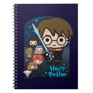 Cartoon Harry Potter Chamber of Secrets Graphic Notizblock