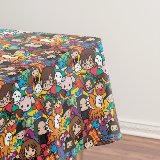 Cartoon-Harry-Potter-Charakter-Wurfvorlage Tischdecke (Beispiel)