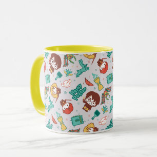Cartoon HARRY POTTER™ Creations & Spells Pattern Tasse