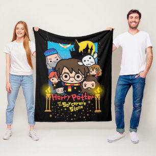 Cartoon Harry Potter und der Stein des Zauberers Fleecedecke