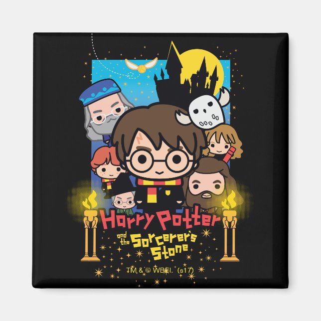 Cartoon Harry Potter und der Stein des Zauberers Magnet (Vorne)