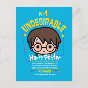Cartoon Harry Potter Wollte Poster Graphic Postkarte
