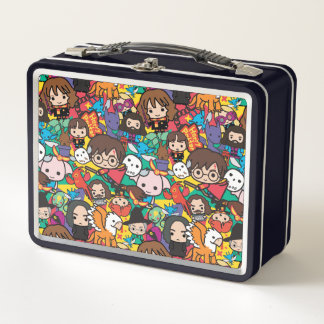 Cartoon Harry Potter-Zeichen-Toss-Muster Metall Brotdose