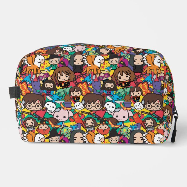 Cartoon Harry Potter-Zeichen-Toss-Muster Waschbeutel (Vorderseite)