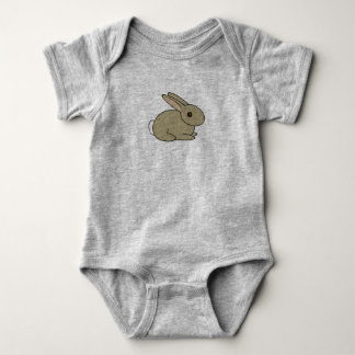 Cartoon-Häschen-Bodysuit Baby Strampler