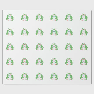 Cartoon-Hasen-Glanz Geschenkpapier